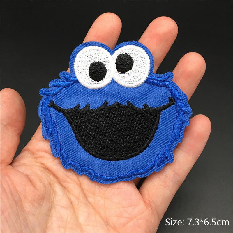 Cartoon Badges Clothes Embroidery Patch Applique Diy Sewing Decorative Ironing Patches For T-Shirt Stripes Clothing Stickers
