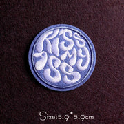 Punk Diy Embroidery Patches For Clothing Iron On Letter Embroidered Patches For Clothes Stripe Stickers For Shirt Jacket Badges