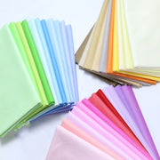 Delicate Yellow/Pink/Green/Blue/Red Solid color 100%cotton Quilting fabric Clothes Home Textile Bedding Sewing Doll Cloth DIY
