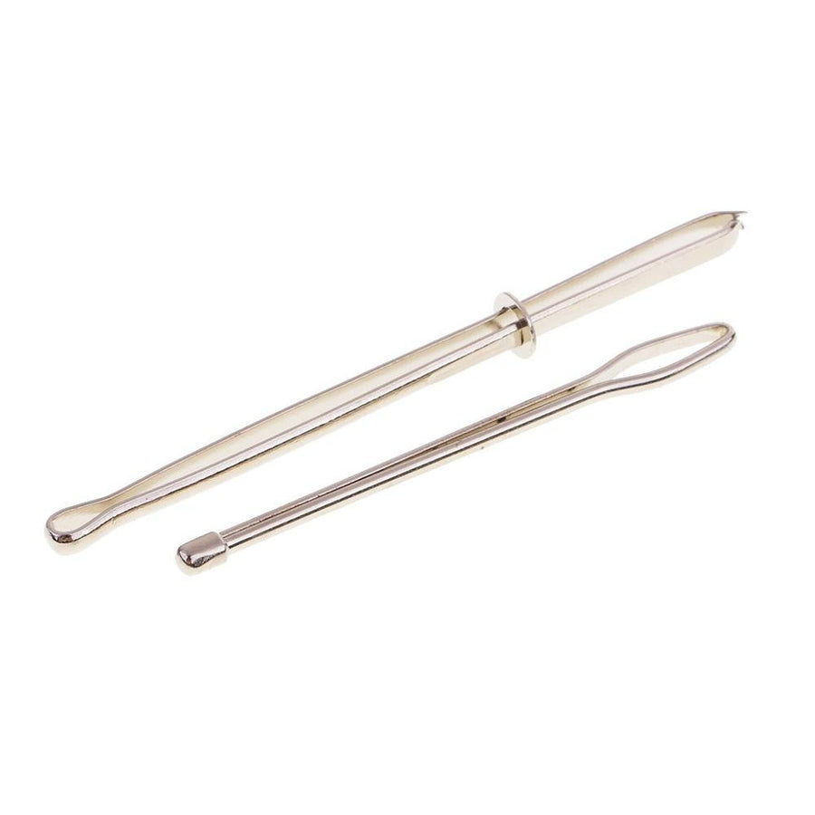4 Pieces Bodkin Wear Elastic Threader Belt Ribbon Weaving Tools Stainless Steel Threaders