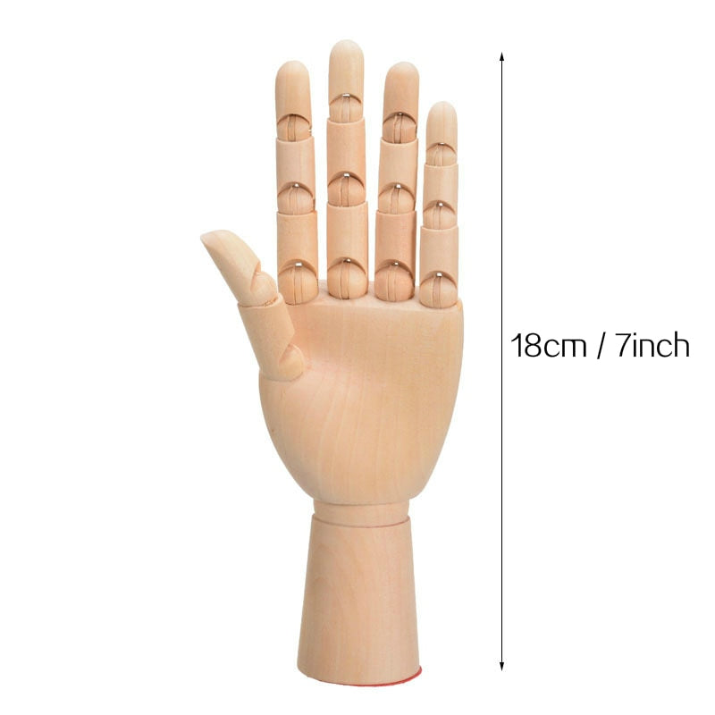 Drawing Sketch Mannequin Model Movable Limbs Wooden Hand Body Action Toys Figures Home Decor Artist Models Jointed Doll Gifts