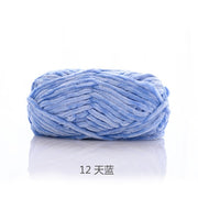 100g 80M Chenille Velvet Knitting Yarn Wool Thick Warm Crochet Knitting Yarns Cotton Baby Woolen DIY hand-knitted Sweater