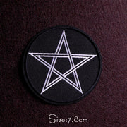 Punk Diy Embroidery Patches For Clothing Iron On Letter Embroidered Patches For Clothes Stripe Stickers For Shirt Jacket Badges