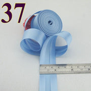25mm(1") satin bright ironed single fold polyester bias binding tape table cloth garment quilt craft sewing accessories