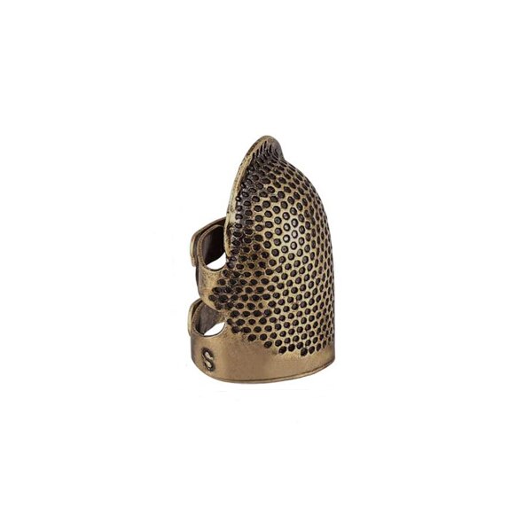 1PC Sewing Thimble Finger Protector Adjustable Thimble Metal Shield Protector for Needlework Craft DIY Embroidery Sewing Tools