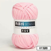 1pc 100g Thick Yarn Soft Colored Cloth Yarn for Hand Knitting Woven Bag Carpet DIY Hand-knitted Material