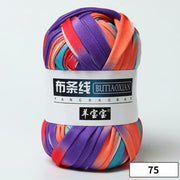 1pc 100g Thick Yarn Soft Colored Cloth Yarn for Hand Knitting Woven Bag Carpet DIY Hand-knitted Material