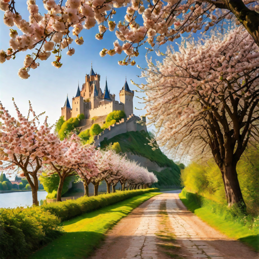 Cherry Blossom Road - Custom By the 6ix - Canvas Or Frame Print