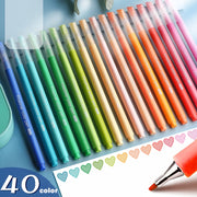 10pcs Multi Color Gel Pens Set Micron Tip Sweet Salt Morandi Retro Colors Quick Dry Ink Marker Liner Highlighter Drawing A6247