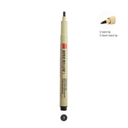 1/ 3 pcs Pigment Liner Micron Pen Neelde Drawing Manga Pen Brush Art Markers Waterproof Fineliner Sketching Pen Stationery