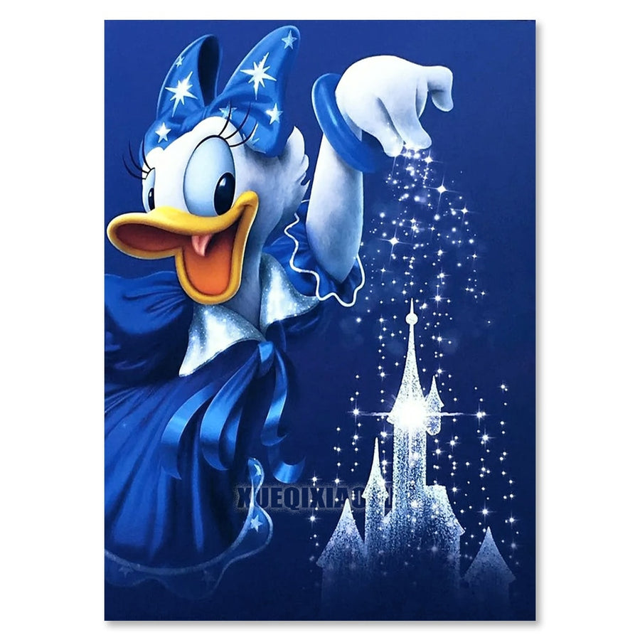 Disney Diamond Painting Cartoon Moon Princess Mosaic Embroidery Diamond Puzzle DIY Rhinestone Children&#39;s Room Decoration Gift