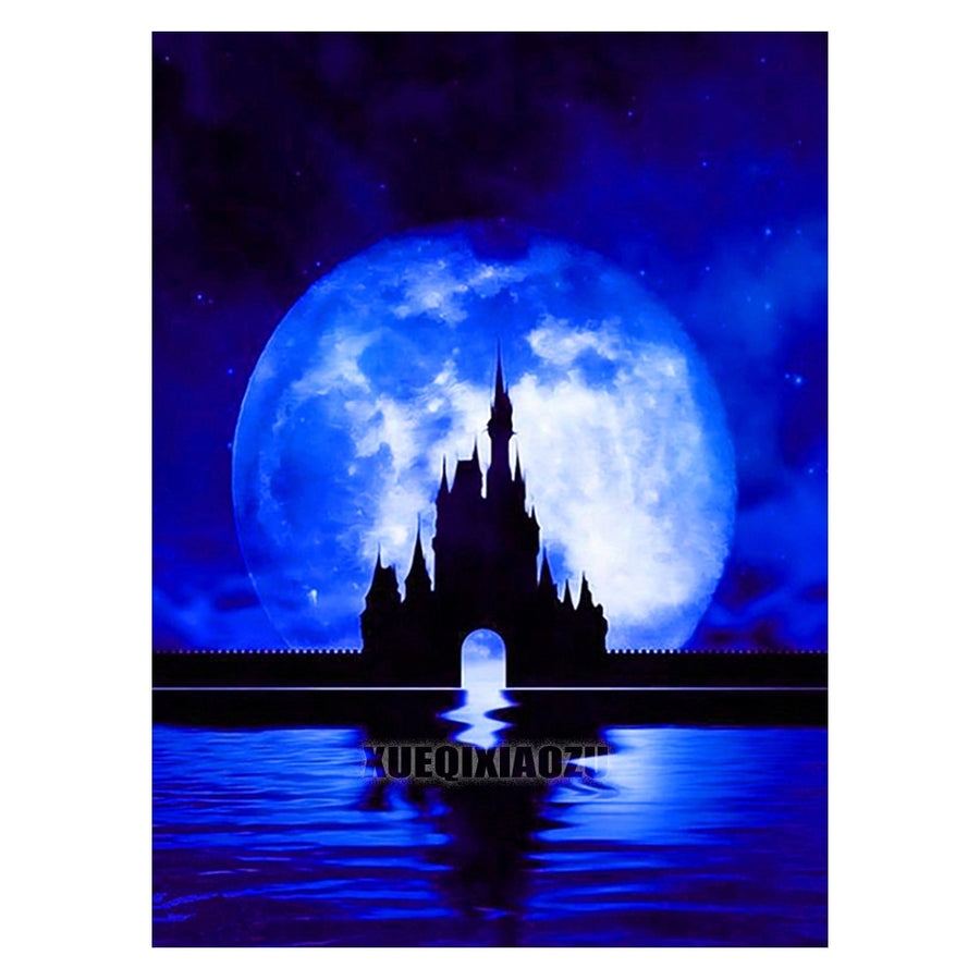 Disney Diamond Painting Cartoon Moon Princess Mosaic Embroidery Diamond Puzzle DIY Rhinestone Children&#39;s Room Decoration Gift