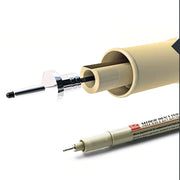 1/ 3 pcs Pigment Liner Micron Pen Neelde Drawing Manga Pen Brush Art Markers Waterproof Fineliner Sketching Pen Stationery