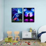 Disney Diamond Painting Cartoon Moon Princess Mosaic Embroidery Diamond Puzzle DIY Rhinestone Children&#39;s Room Decoration Gift