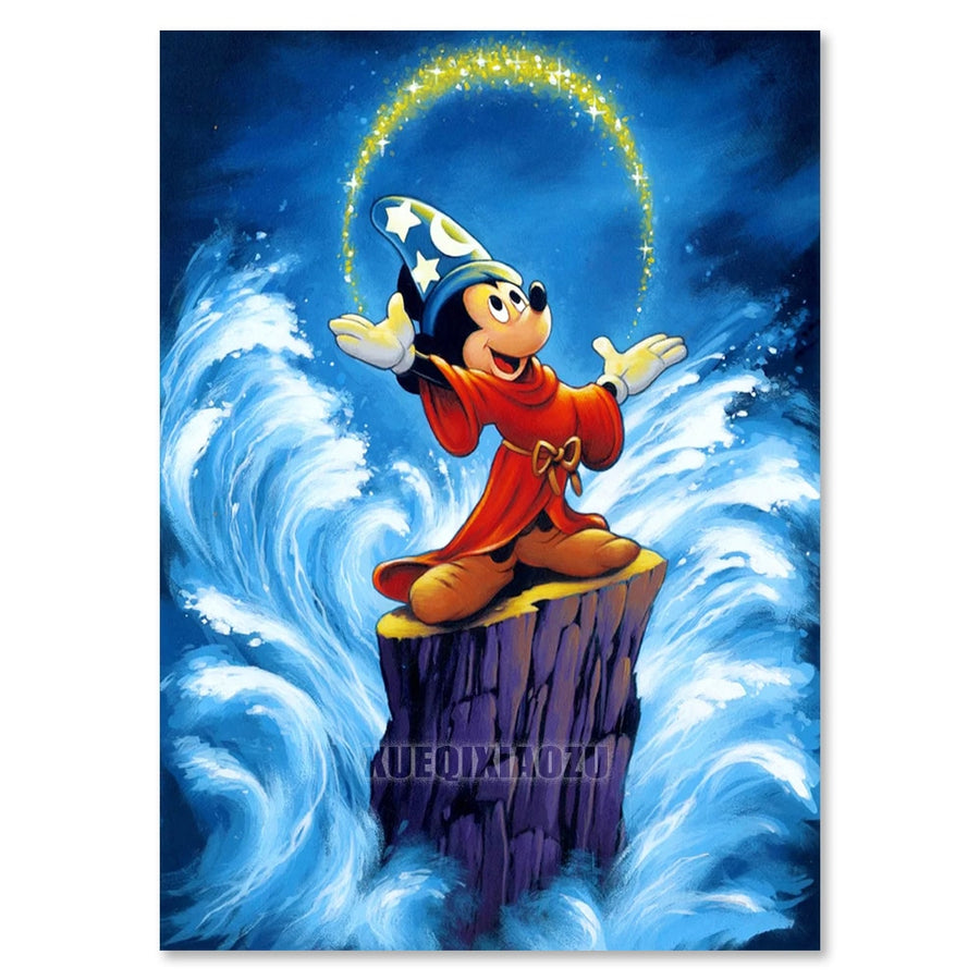 Disney Diamond Painting Cartoon Moon Princess Mosaic Embroidery Diamond Puzzle DIY Rhinestone Children&#39;s Room Decoration Gift