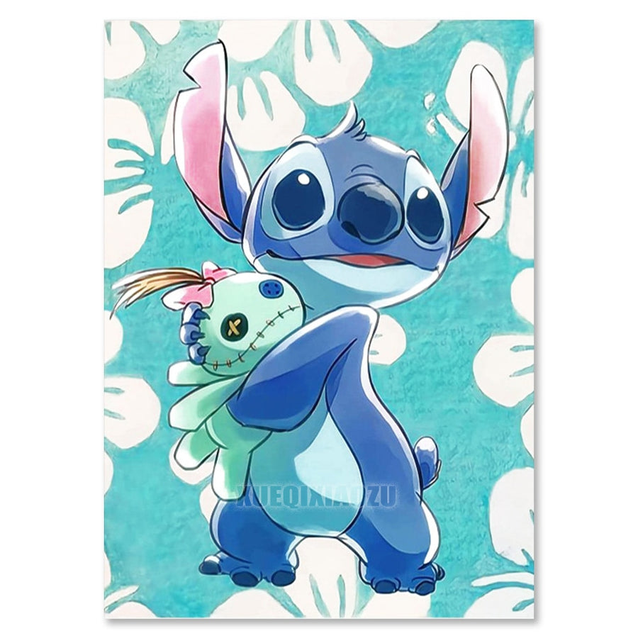 Disney Diamond Painting Cartoon Moon Princess Mosaic Embroidery Diamond Puzzle DIY Rhinestone Children&#39;s Room Decoration Gift