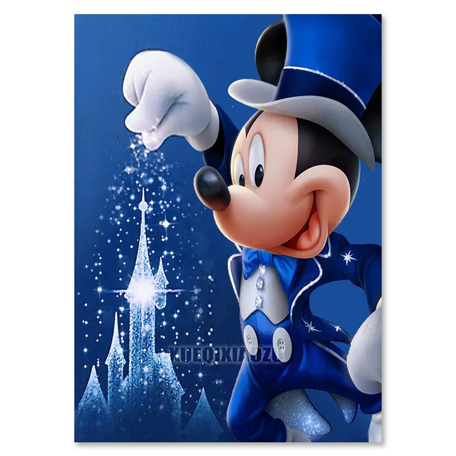 Disney Diamond Painting Cartoon Moon Princess Mosaic Embroidery Diamond Puzzle DIY Rhinestone Children&#39;s Room Decoration Gift