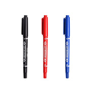 10 Pcs/set Twin Tip Colored Permanent Art Markers Pens Fine Point Waterproof Oily Black Ink Sketchbook Painting School Supplies