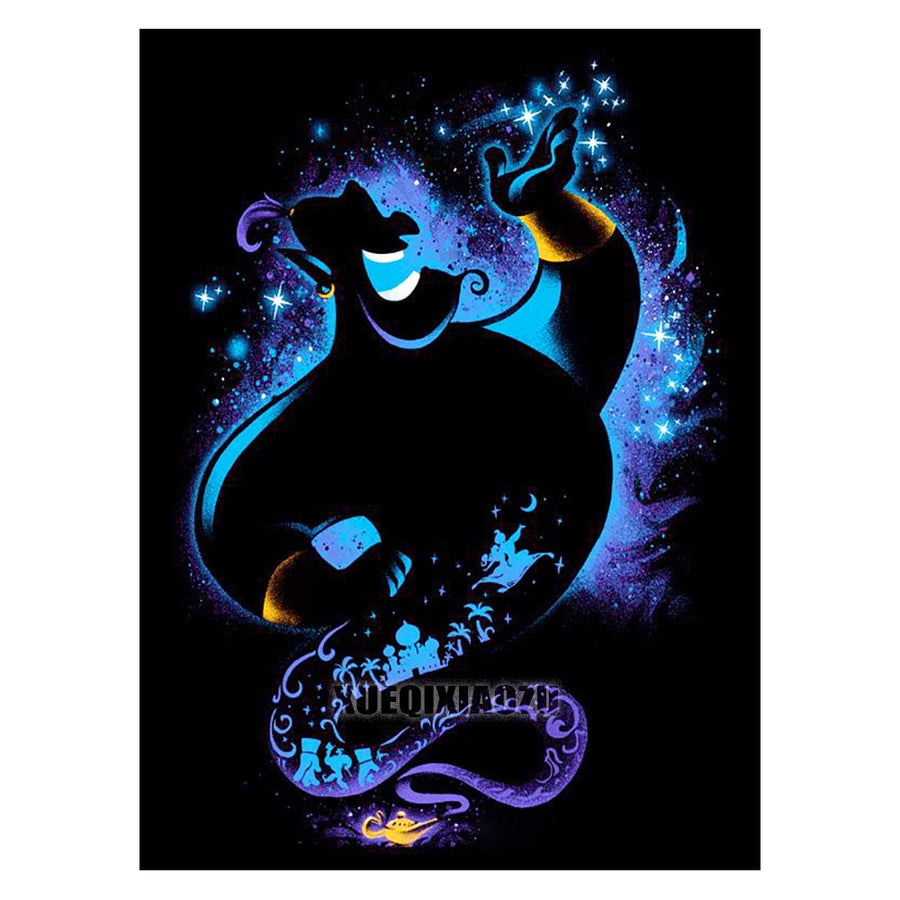 Disney Diamond Painting Cartoon Moon Princess Mosaic Embroidery Diamond Puzzle DIY Rhinestone Children&#39;s Room Decoration Gift