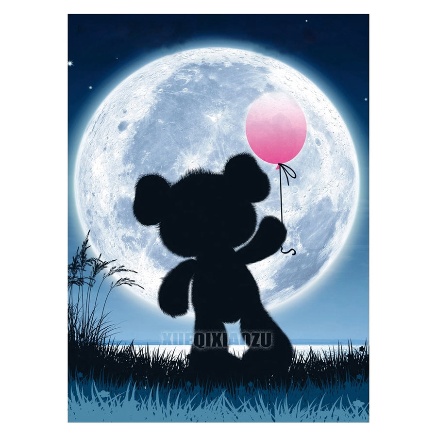 Disney Diamond Painting Cartoon Moon Princess Mosaic Embroidery Diamond Puzzle DIY Rhinestone Children&#39;s Room Decoration Gift