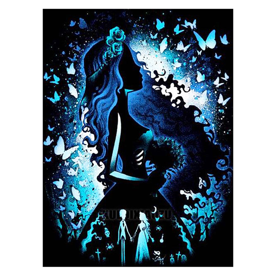 Disney Diamond Painting Cartoon Moon Princess Mosaic Embroidery Diamond Puzzle DIY Rhinestone Children&#39;s Room Decoration Gift