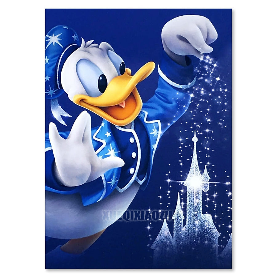 Disney Diamond Painting Cartoon Moon Princess Mosaic Embroidery Diamond Puzzle DIY Rhinestone Children&#39;s Room Decoration Gift