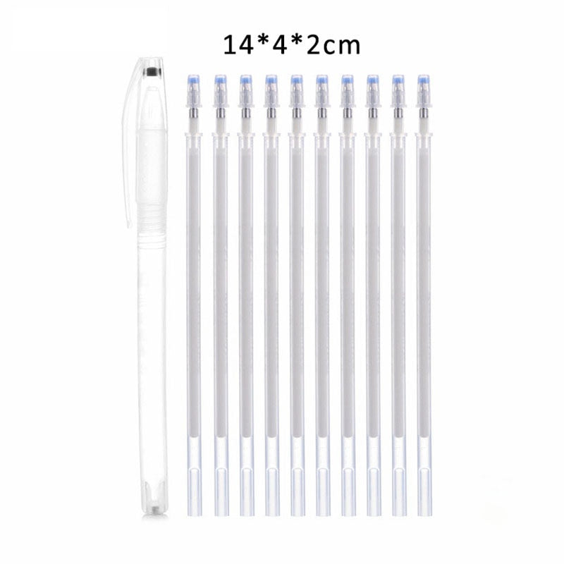 1Set High Temperature Disappearing Marker Pens Heat Wrap Fade Out Fabric Markers Pencil DIY Sewing Drawing Lines Accessories