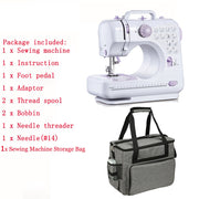 Fanghua Genuine Sewing Machine 505A Home Mini Sewing Machine Portable Household Knitting Multifunction Electric Presser Foot