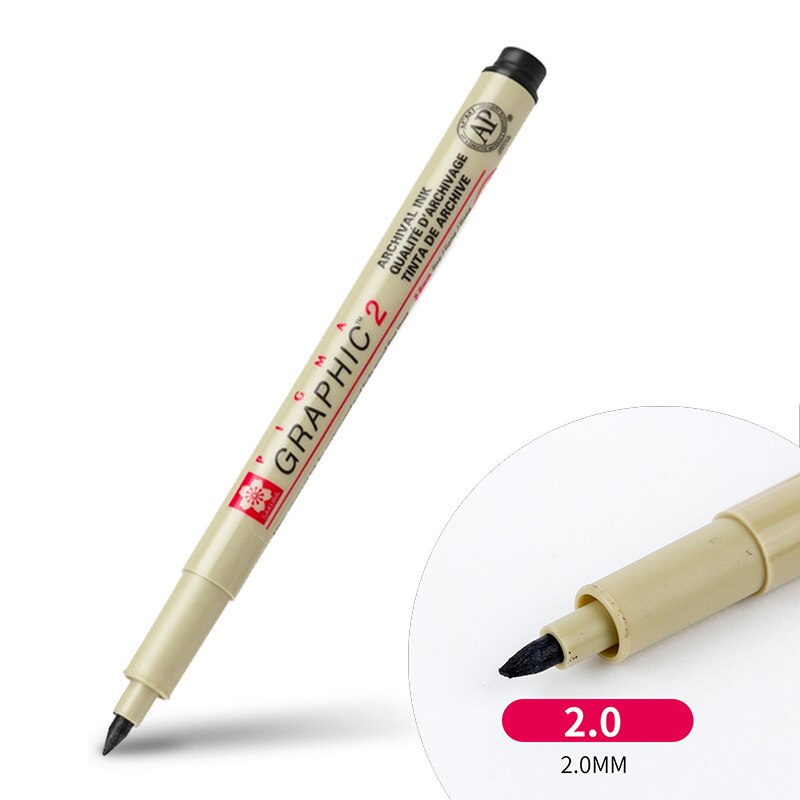 1Pc Pigma Micron Porous Point Pen Soft Brush Drawing Pen Liner Fineliner Sketch Needle Pen 005 01 02 03 04 05 08 1.0 Art Markers