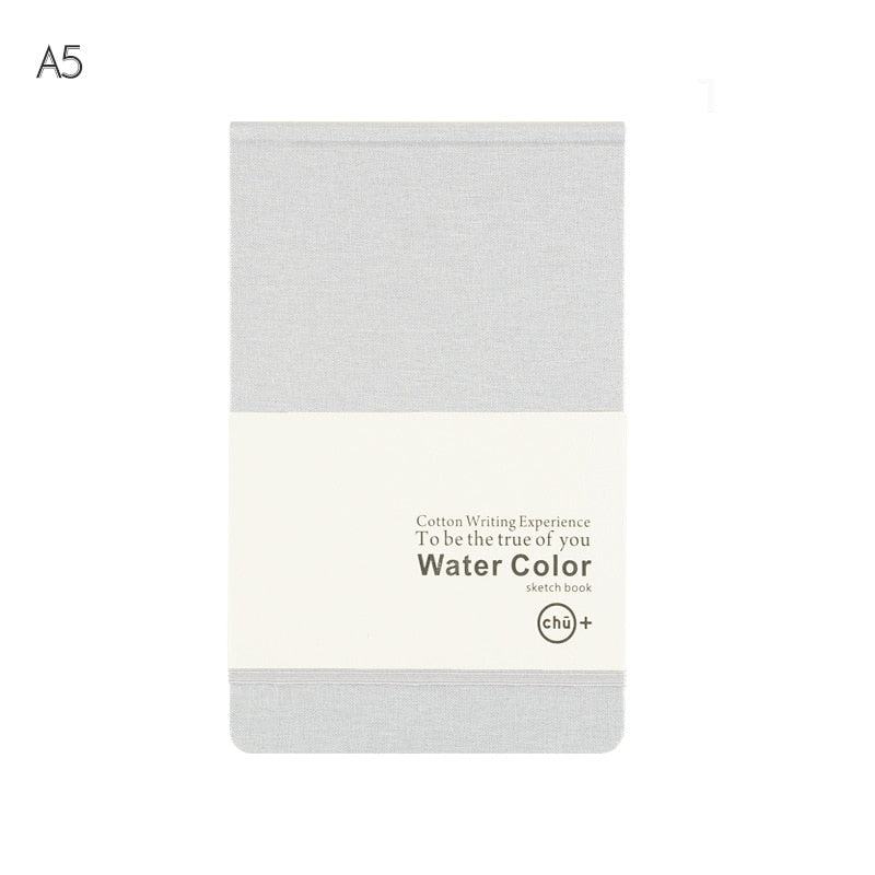 A5 Sketchbook for Watercolor Notebook Painting Hard Cover Travel Cuaderno Drawing Note Book Libreta Stationery Notepad Planner