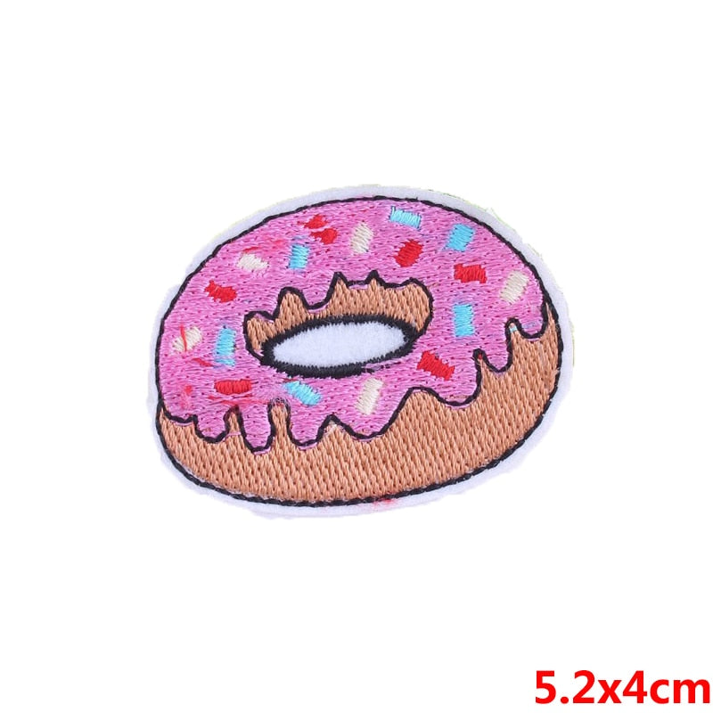 Prajna Hippie Unicorn Patches Embroidered Patches For Clothing DIY Magic Rainbow Stripes Iron On Patches For Kids Cloth Applique