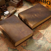 High quality vintage Handmade notebook Original Sketch organizer Retro Leather Notepad environmental paper Creative Notebook