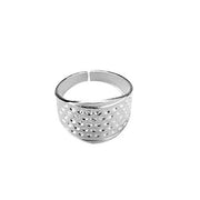 1PC Sewing Thimble Finger Protector Adjustable Thimble Metal Shield Protector for Needlework Craft DIY Embroidery Sewing Tools