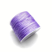 50Yards/Roll 0.8mm Nylon Cord Thread Chinese Knot Macrame Cord Bracelet Braided String DIY Tassels Beading String Thread