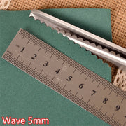 23.5cm Pinking Shears Handled Professional Stainless Steel Dressmaking Sewing Craft Scissors Zig Zag Fabric Decorative Edge Tool