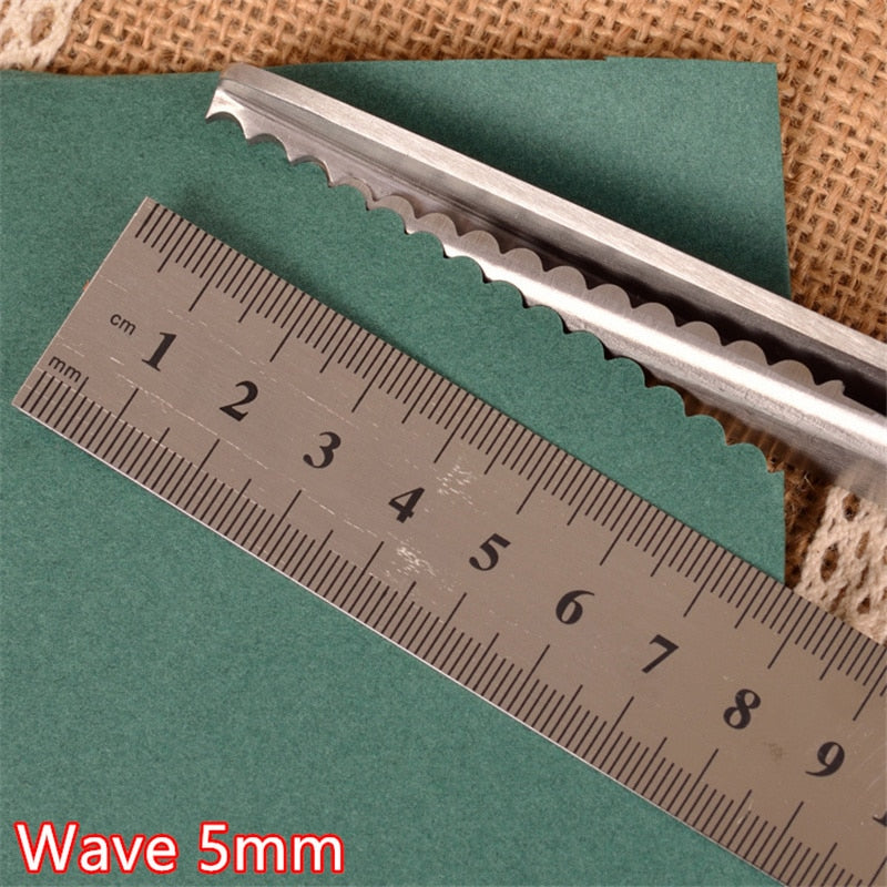 23.5cm Pinking Shears Handled Professional Stainless Steel Dressmaking Sewing Craft Scissors Zig Zag Fabric Decorative Edge Tool