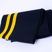 Buulqo 80cm Yarn Dyed Stripes Stretch Cuff DIY Cotton Knitted Fabric For Neckline Hem, Winter Jacket,Clothing Accessories Collar