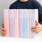 JIANWU A4 Morandi file bag 100 pages Data book Large capacity file folder  portfolio Office stationery