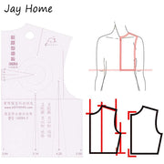 1:5 Small Garment Doll Toys Clothing Ruler Templates Design Ruler Plastic Pattern Making Measuring Ruler Tailor Sewing Tools