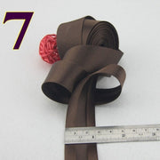 25mm(1&quot;) satin bright ironed single fold polyester bias binding tape table cloth garment quilt craft sewing accessories