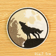 DIY Mountain Trave Embroidered Patches For Clothing Applique Iron on Patches On Clothes Space Patch Traveler Badges Stripes