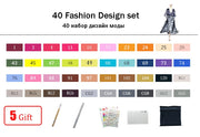 TouchFIVE 30/40/60/80/168 Color Art Markers Set Dual Headed Artist  Sketch Oily Alcohol based markers For Animation Manga