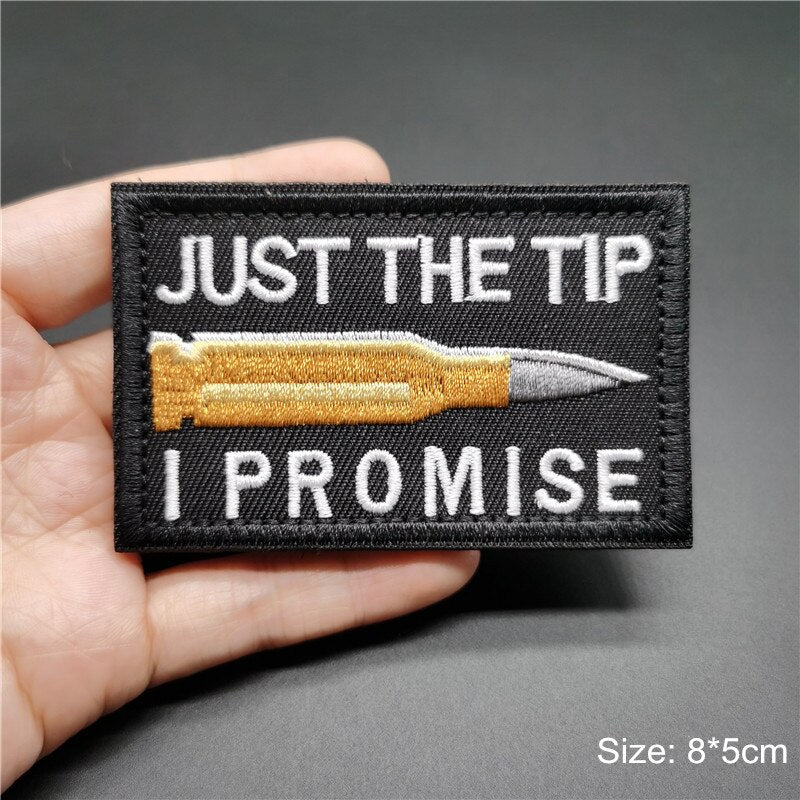 3D Tactical Badge Military Patches for Clothing Blood Type US Army Stripes on Clothes Backpack Applique Spain Flag Embroidered