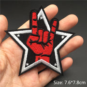 Cartoon Badges Clothes Embroidery Patch Applique Diy Sewing Decorative Ironing Patches For T-Shirt Stripes Clothing Stickers