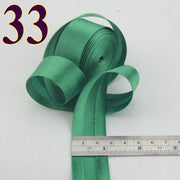 25mm(1&quot;) satin bright ironed single fold polyester bias binding tape table cloth garment quilt craft sewing accessories