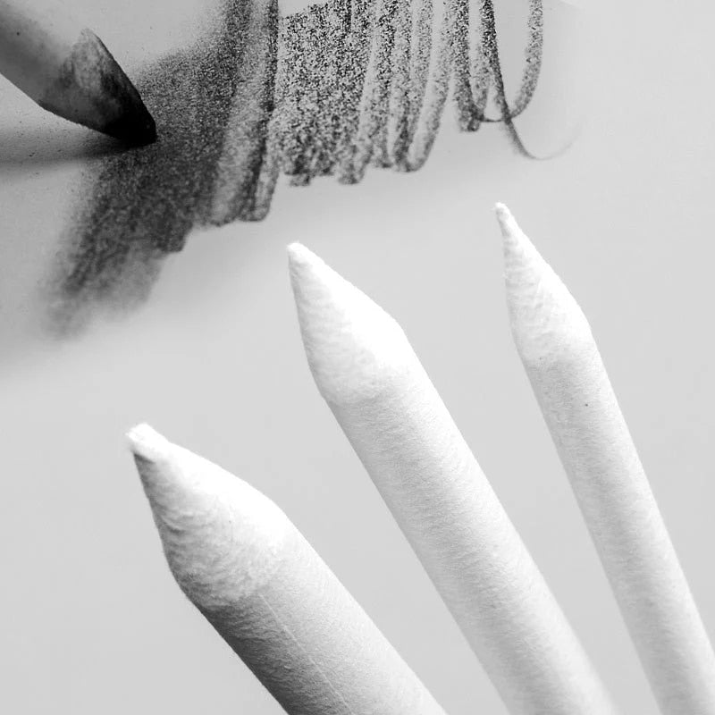 KDD Double Head Durable Art Drawing Tool Pastel New Blending Smudge Tortillon Material Escolar Sketching Paper Pencil