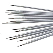 6Pcs/Set Fine Hand-painted Thin Hook Line Pen Drawing Art Pen #0 #00 #000 Paint Brush Art Supplies Nylon Hair Brush Painting Pen