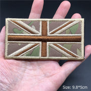 3D Tactical Badge Military Patches for Clothing Blood Type US Army Stripes on Clothes Backpack Applique Spain Flag Embroidered