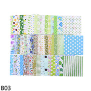 50pcs Squares 10*10cm Colorful Patchwork Cotton Sewing Fabric Quilt Material DIY Home Quarters Handcraft Needlework Fabric