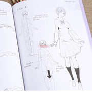 Drawing Book Manga Sketch Tutorial Comics Art Books Introduction for Kids Adults Line Drawing Basic Tutorial